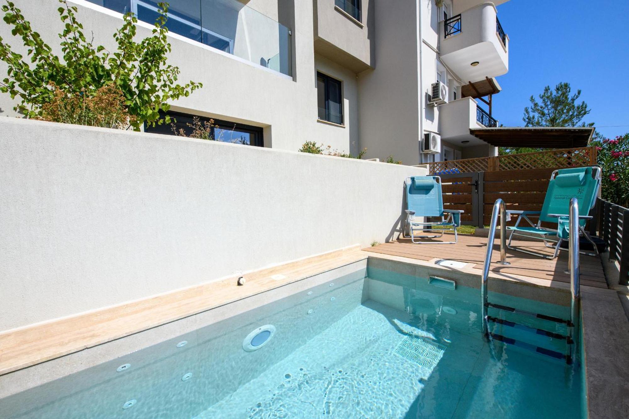 Archetypo Luxury Living Apartment Chrysi Ammoudia Luaran gambar